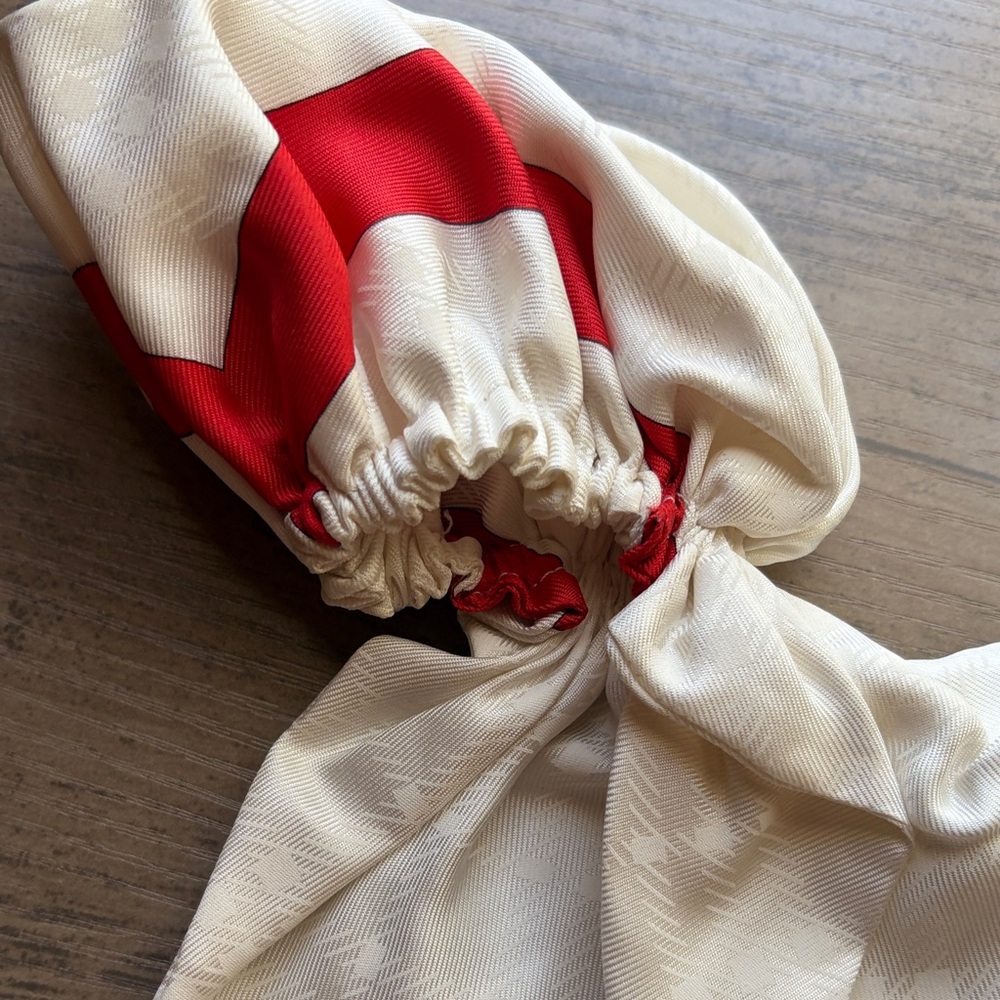 NWT Burberry Society Silk Foulard Chignon - Picture 10 of 13